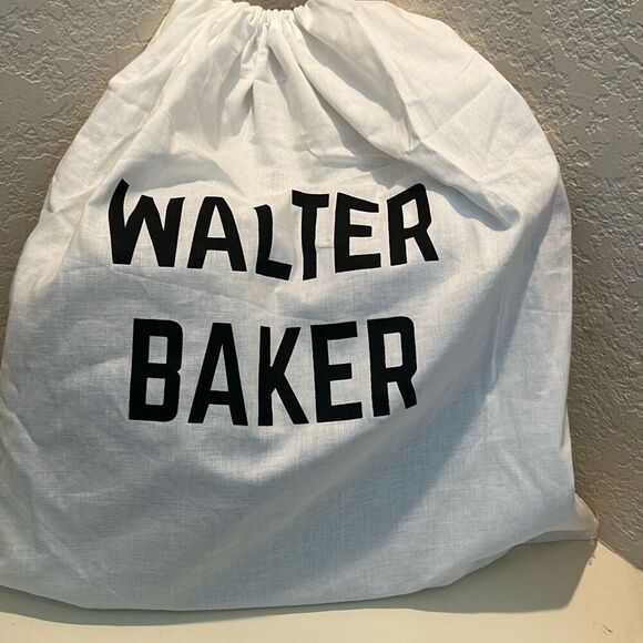 Walter Baker Blake Woven Leather Crescent Shoulder Bag Contemporary Trendy Chic - Picture 15 of 15